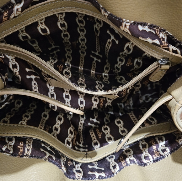 Tignanello Light Tan Pebble Leather Tote/Satchel - Picture 10 of 10